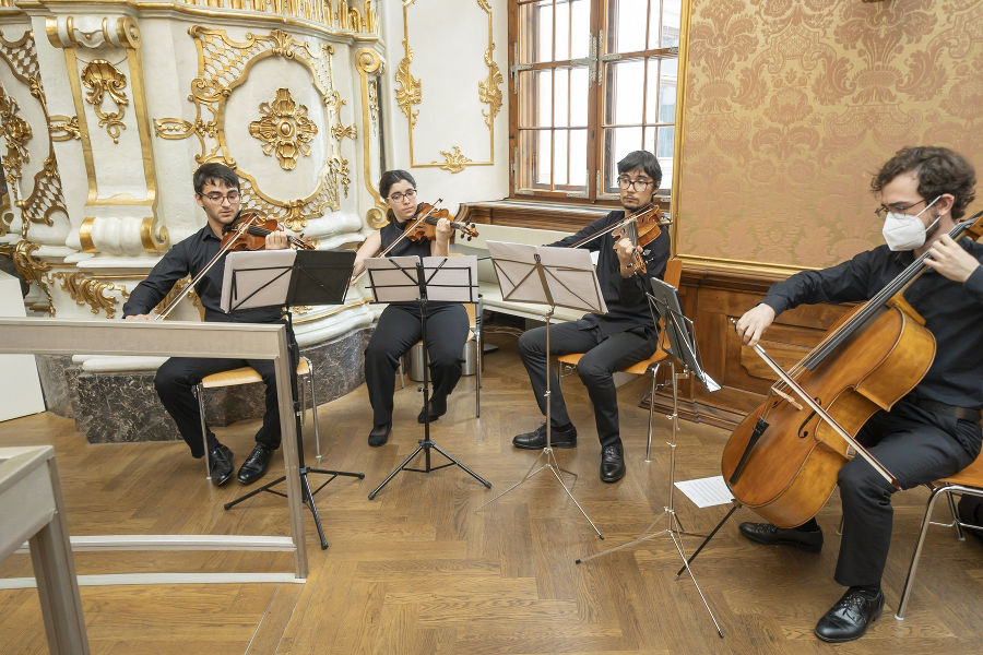 Musikalische Umrahmung durch Studierende der Universität für Musik und darstellende Kunst Graz Musikalische Umrahmung durch Studierende der Universität für Musik und darstellende Kunst Graz
